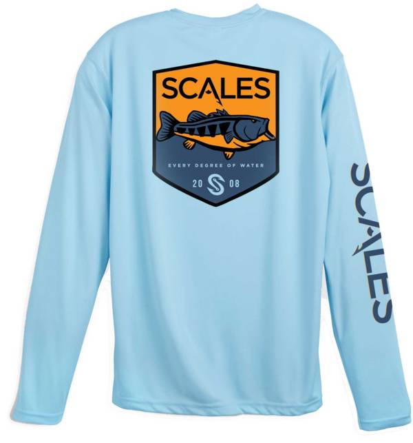 SCALES Men's Solid Fish Performance Long Sleeve Shirt product image
