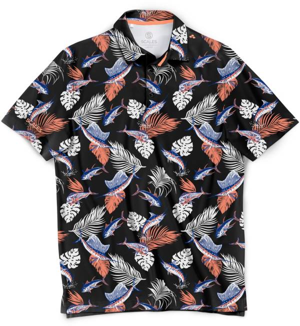 SCALES Men's Tropical Slam Golf Polo