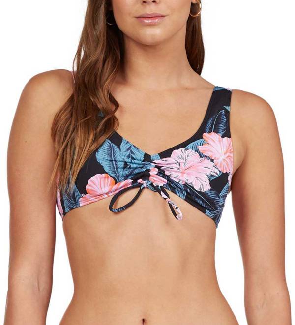 Roxy Women's Printed Beach Classics Bralette Bikini Top