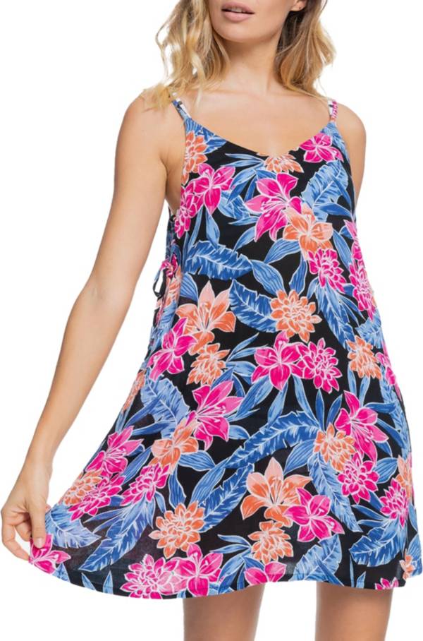 Roxy Women's Printed Beach Vibes Coverup Dress