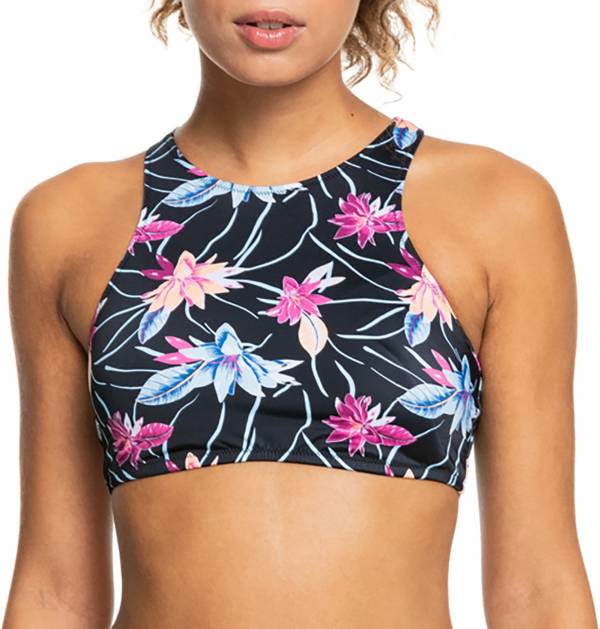 Roxy Women's Active Crop Swim Top