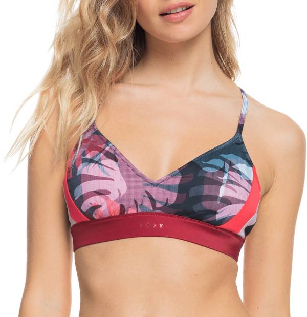 Roxy Women's Fitness Bralette Bikini Top