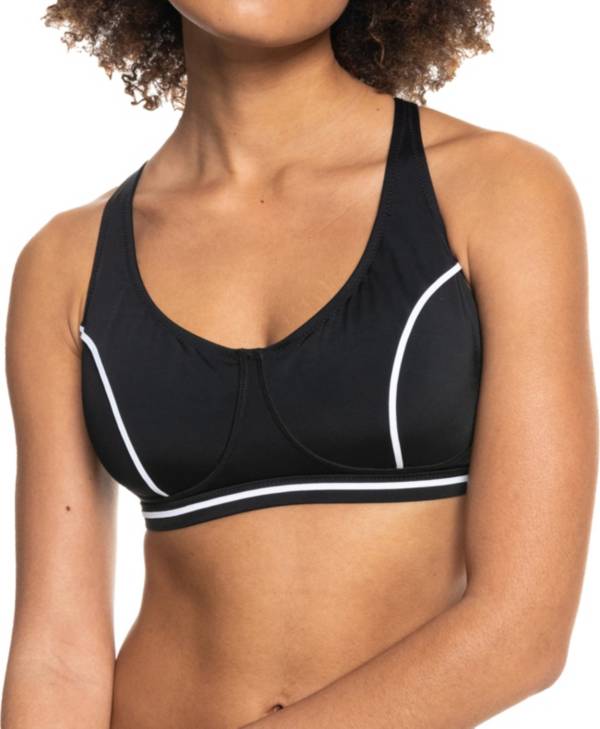 Roxy Women's Fitness D-Cup Bikini Top