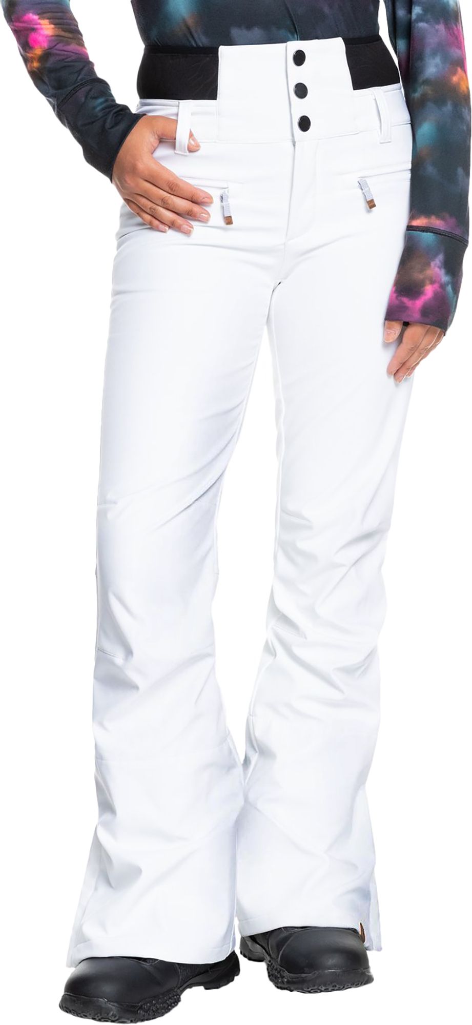 high waisted snow pants women