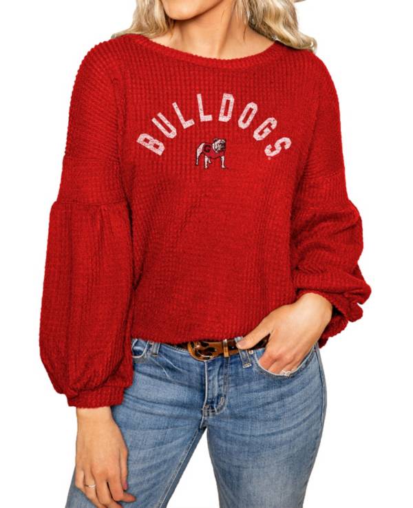 Gameday Couture Georgia Bulldogs Red Bubble Long Sleeve Shirt