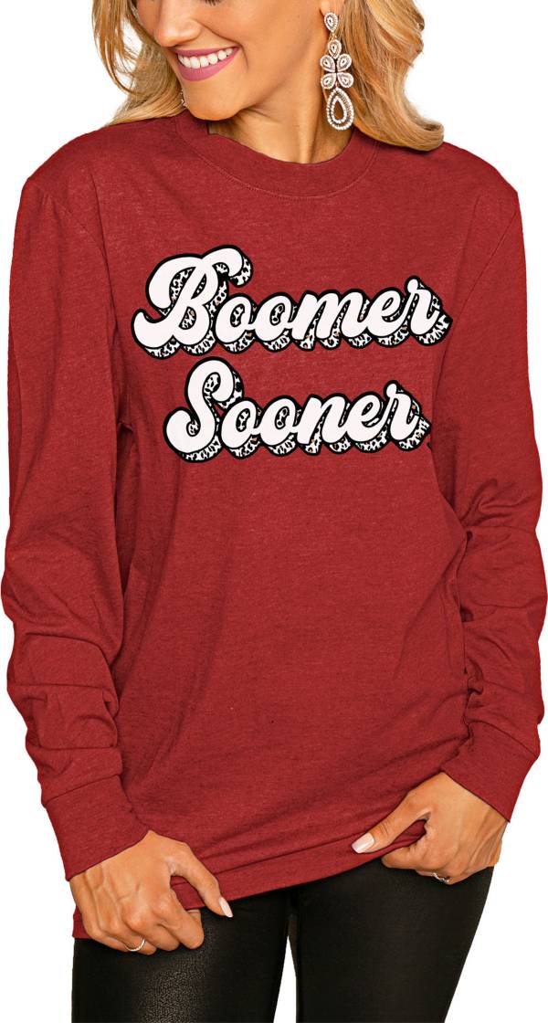 Gameday Couture Women's Oklahoma Sooners Crimson Script Long Sleeve T-Shirt product image