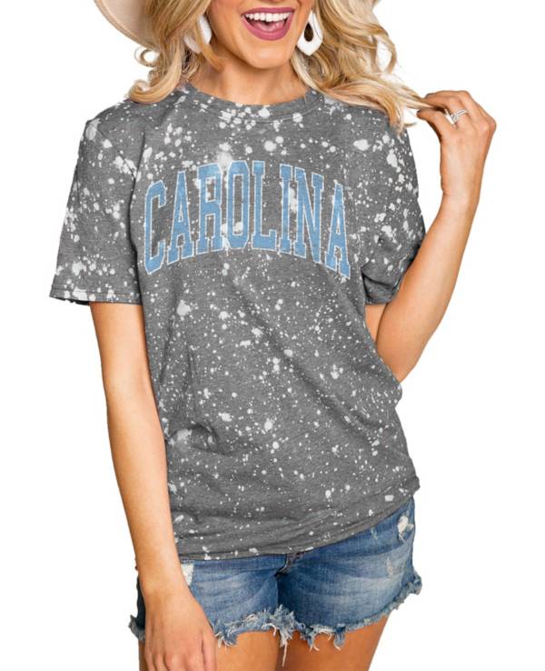 Gameday Couture North Carolina Tar Heels Grey Bleached T-Shirt