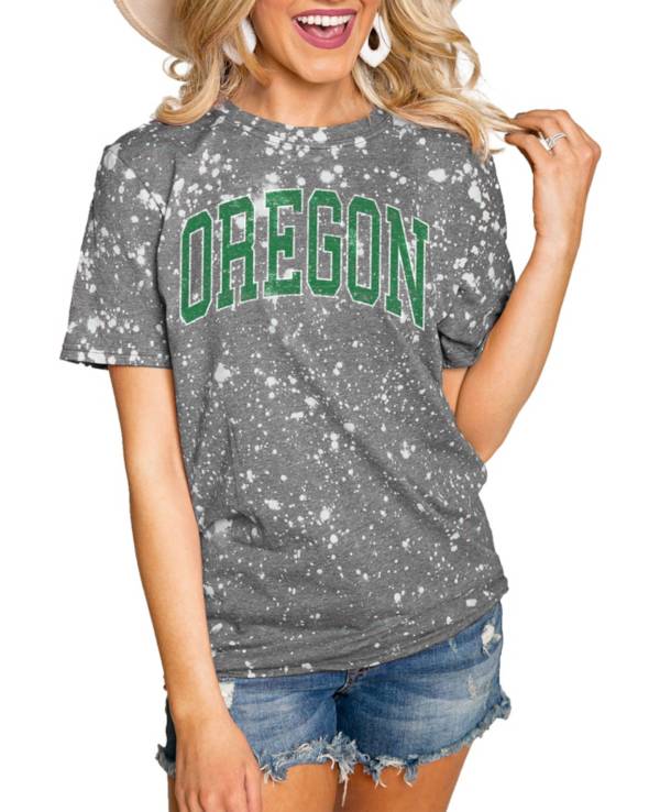 Gameday Couture Oregon Ducks Grey Bleached T-Shirt