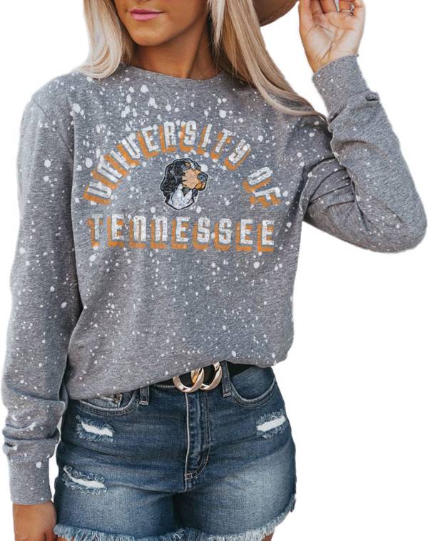 Gameday Couture Women's Tennessee Volunteers Grey Bleach Long Sleeve T-Shirt