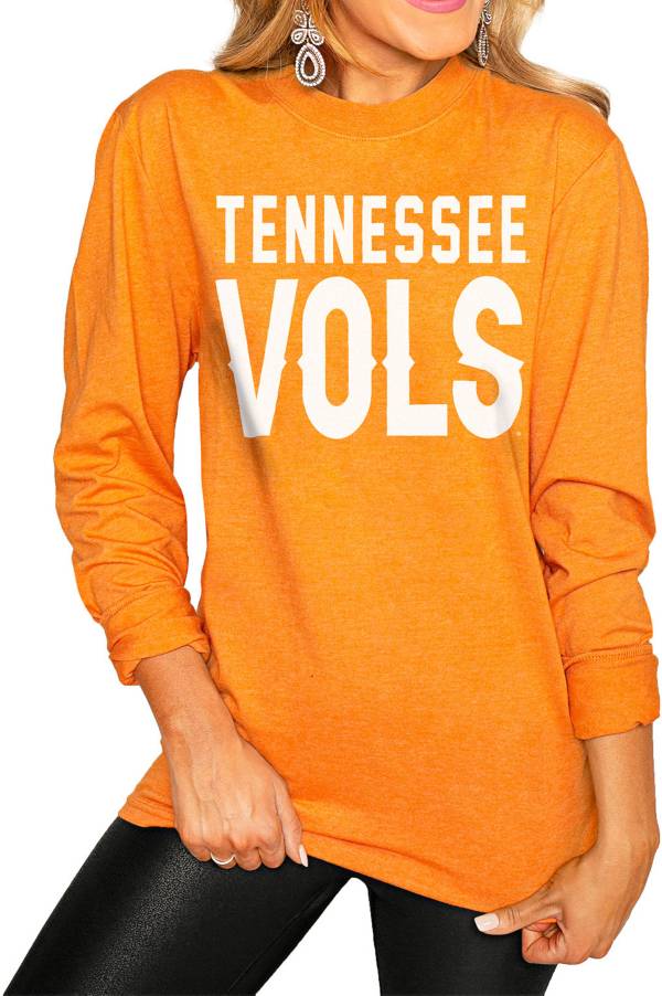 Gameday Couture Women's Tennessee Volunteers Tennessee Orange Luxe Boyfriend Long Sleeve T-Shirt