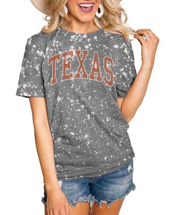 Gameday Couture Texas Longhorns Grey Bleached T-Shirt