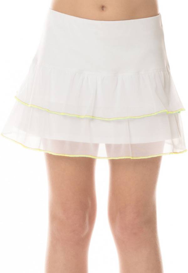 Lucky In Love Girls' Flippy Mesh Tennis Skirt