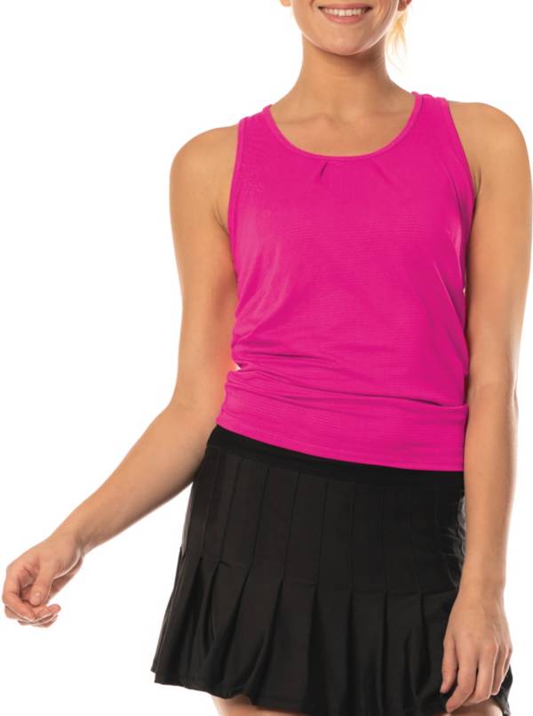 Lucky In Love Women's Tie Back Tennis Tank Top product image