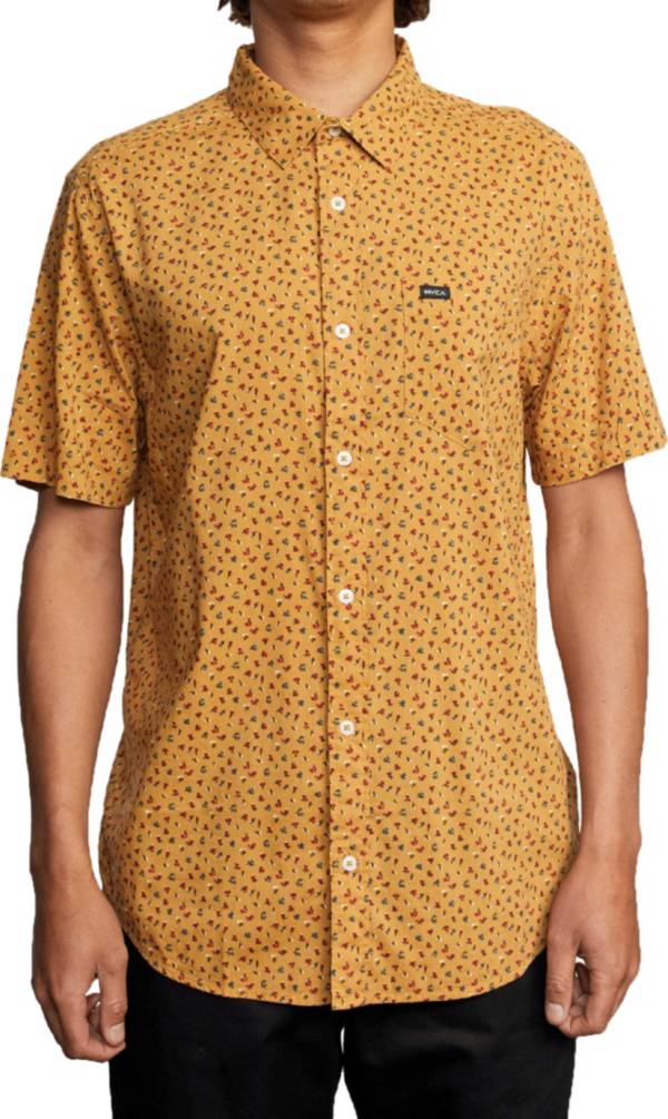RVCA Men's Pure Joy Short Sleeve Shirt