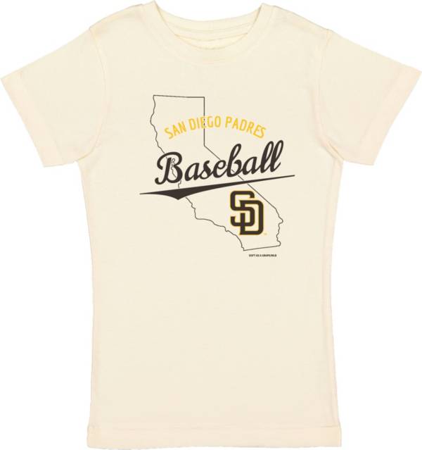 Soft As A Grape Youth San Diego Padres Tan Jersey T-Shirt