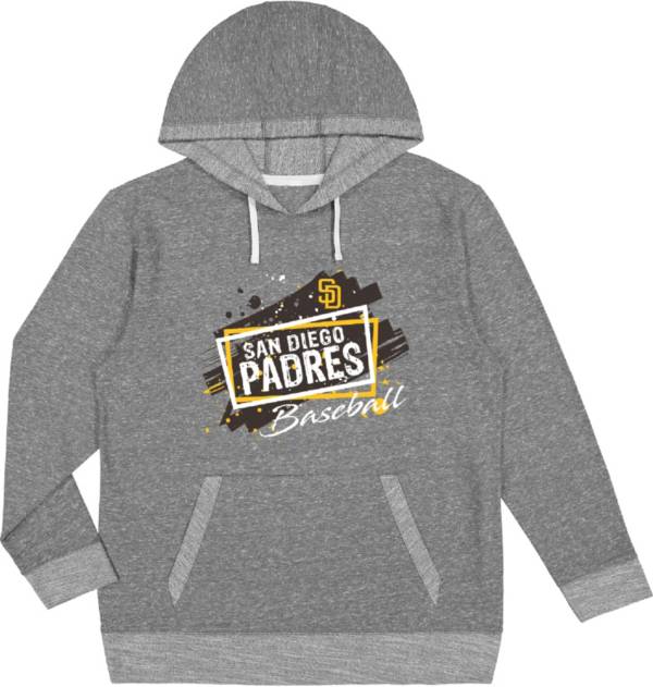 Soft As A Grape Women's San Diego Padres Navy Hoodie