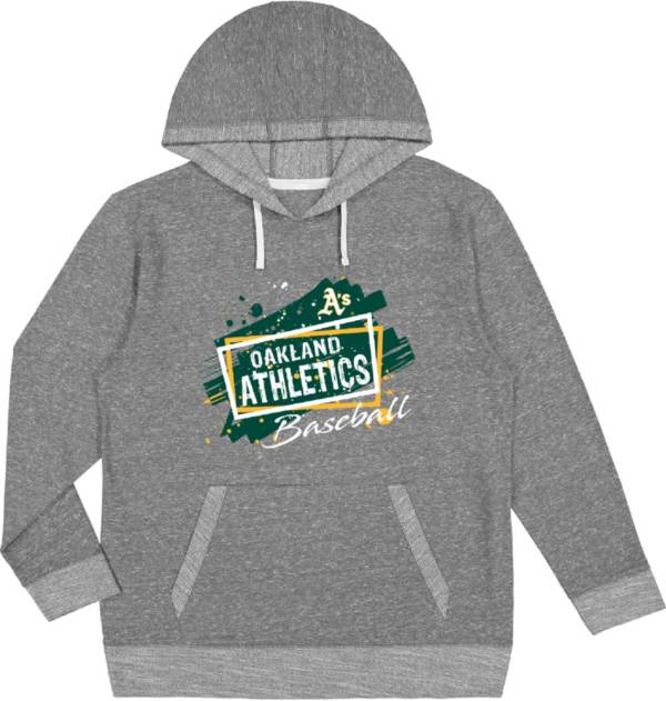 Soft As A Grape Women's Oakland Athletics Grey Hoodie