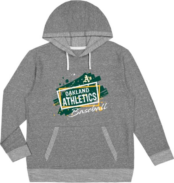 Soft As A Grape Women's Oakland Athletics Grey Hoodie product image