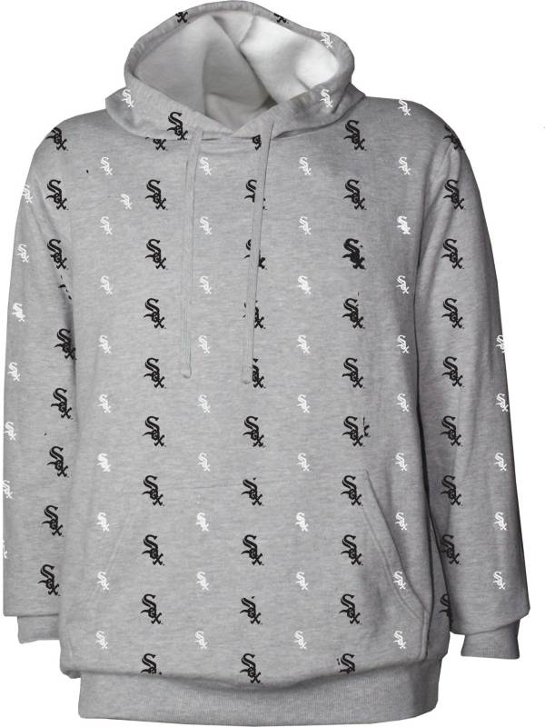 Stitches Men's Chicago White Sox Grey All Over Print Pullover Hoodie product image