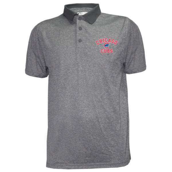 Stitches Men's Chicago Cubs Poly Polo