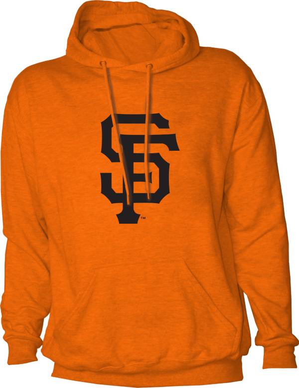 Stitches Men's San Francisco Giants Orange Logo Pullover Hoodie