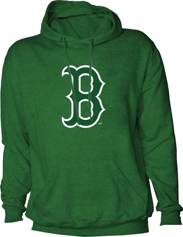 Stitches Men's St. Patrick's Day '22 Boston Red Sox Green Pullover Hoodie