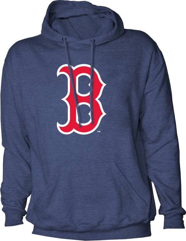 Stitches Men's Boston Red Sox Navy Logo Pullover Hoodie