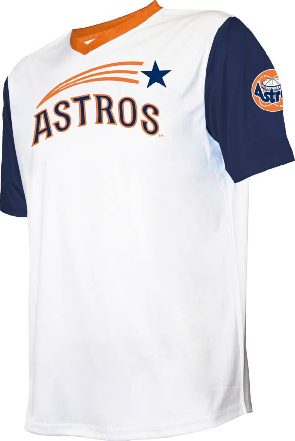 Stitches Men's Houston Astros White V-Neck T-Shirt
