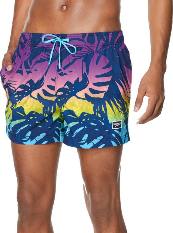 Speedo Men's Vibe Palm Mood 14” Volley Shorts