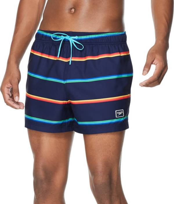 Speedo Men's Vibe Quad Stripe 14” Volley Shorts