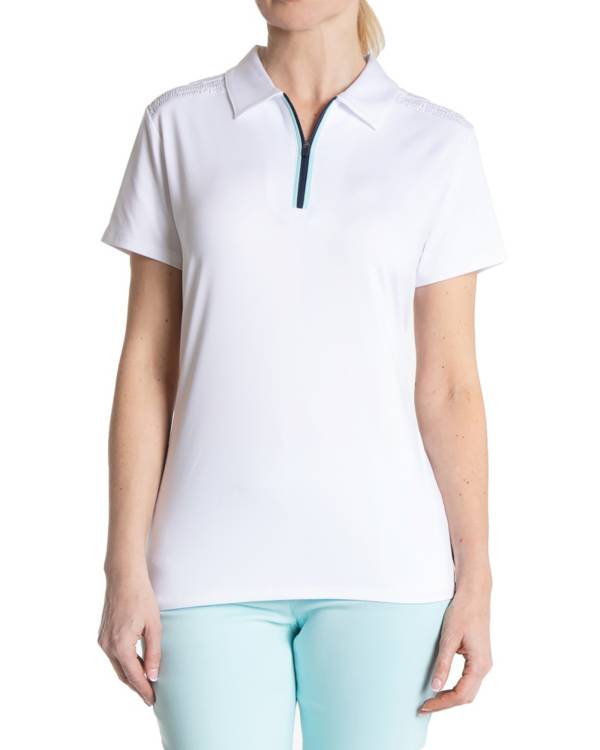 Sport Haley Women's Hannah Short Sleeve Solid Golf Polo