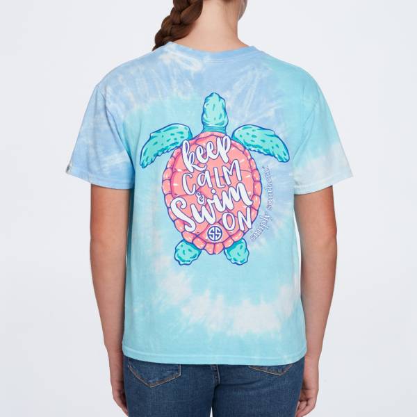 Simply Southern Girl's Short Sleeve Swim Graphic T-Shirt