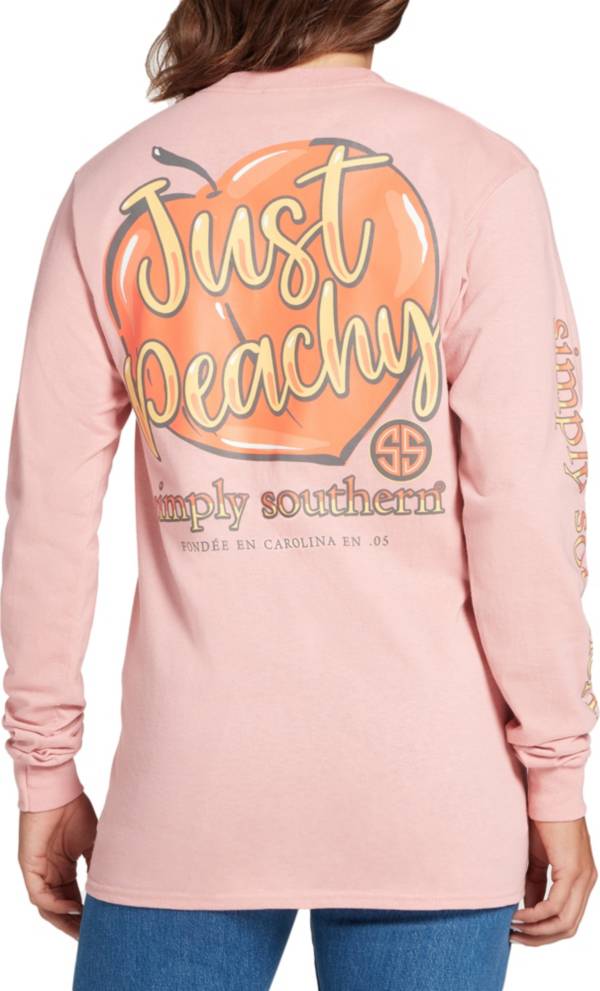 Simply Southern Women's Long Sleeve Just Graphic T-Shirt