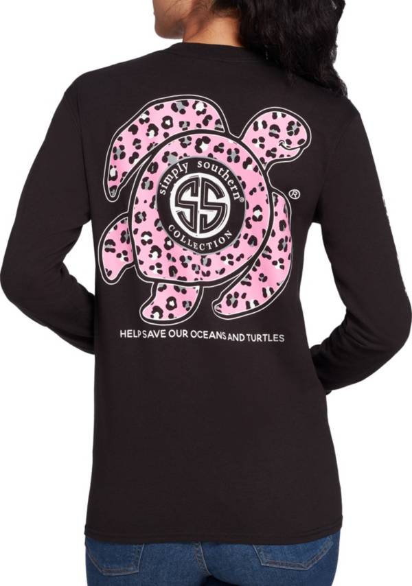 Simply Southern Women's Long Sleeve Save Graphic T-Shirt