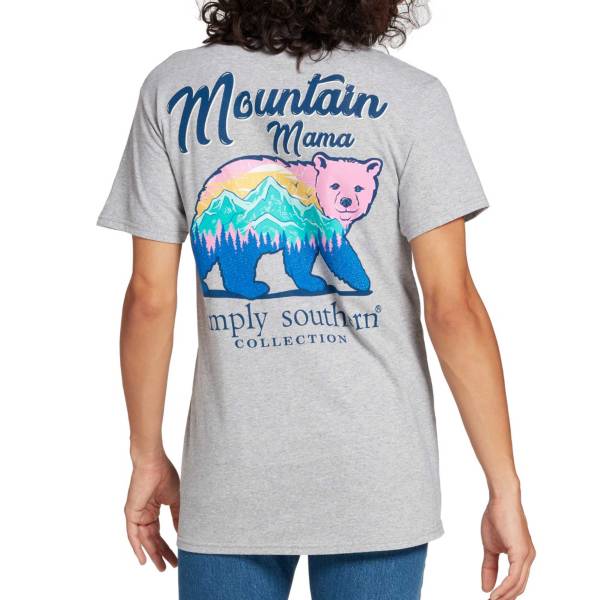 Simply Southern Women's Mountain Bear Graphic T-Shirt