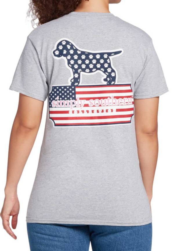 Simply Southern Women's Pup USA Graphic T-Shirt product image