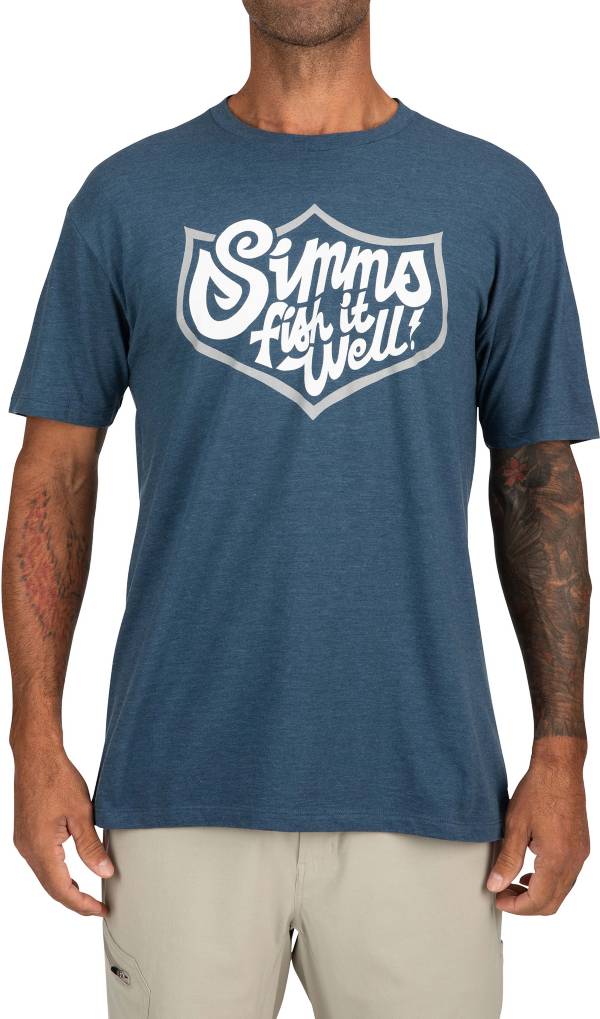 Simms Men's Fish It Well Badge T-Shirt
