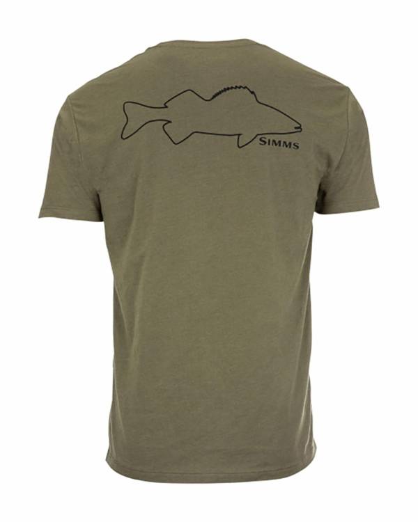 Simms Men's Walleye Outline T-Shirt