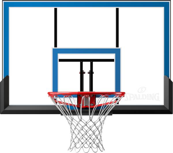 Spalding 48'' Shatterproof Polycarbonate Basketball Backboard & Rim Combo Hoop