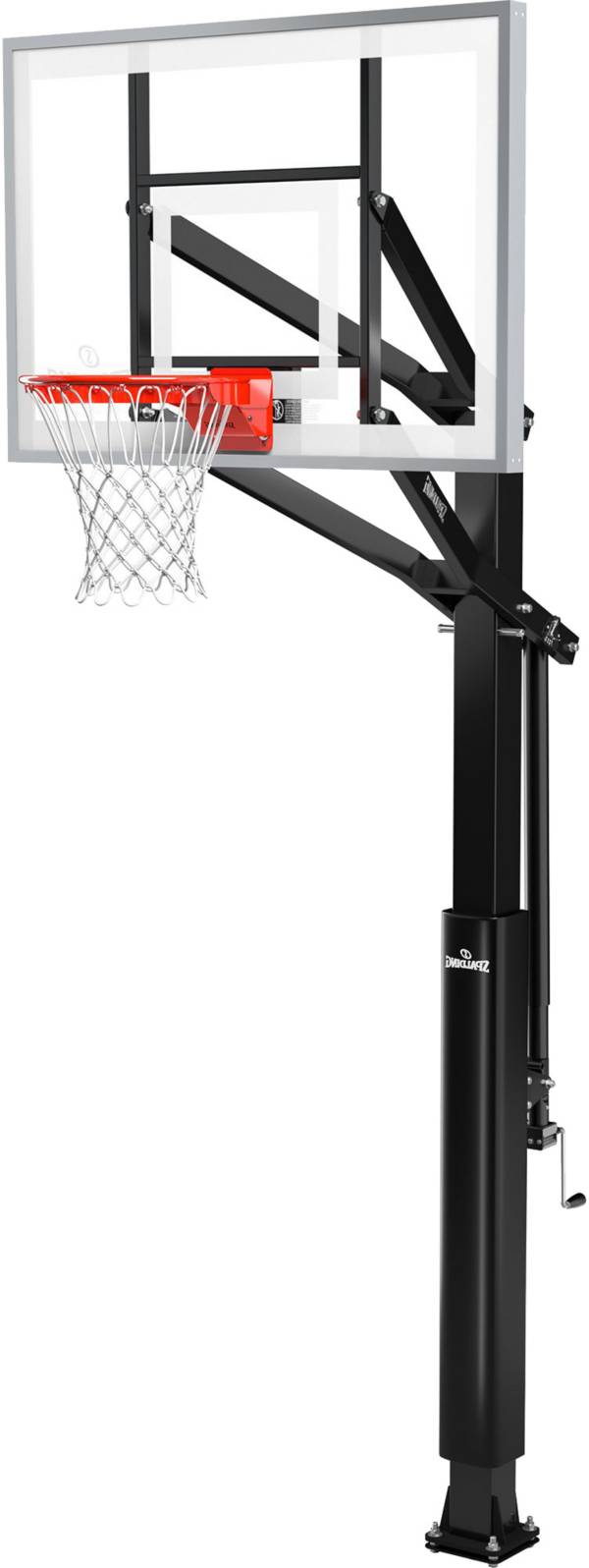 Spalding 54" Tempered Glass 888 Series In-Ground Basketball Hoop