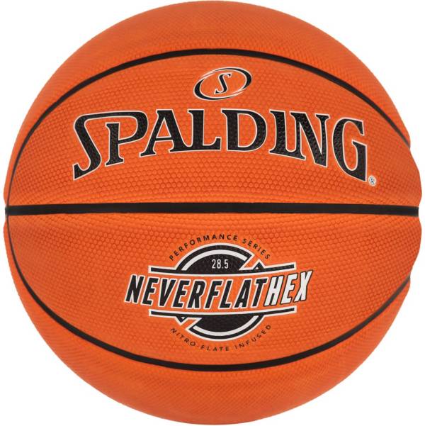 Spalding SGT NeverFlat Hexagrip Indoor-Outdoor Basketball 