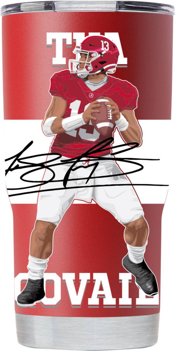 Gametime SideKicks Alabama Crimson Tide Tua Tagovailoa Stainless Steel 20 oz. Tumbler