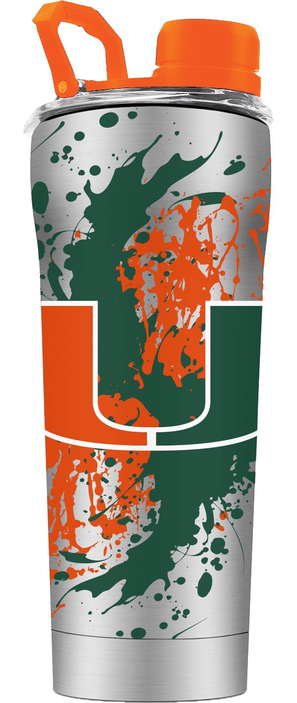 Gametime SideKicks Miami Hurricanes Stainless Steel 20 oz. Shaker Tumbler