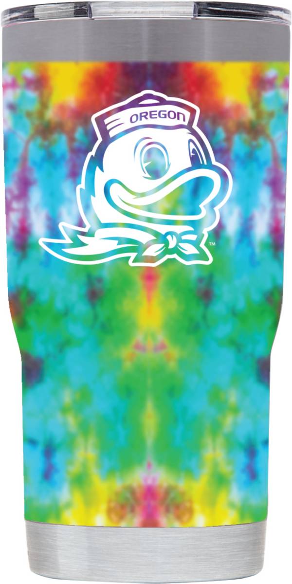 Gametime SideKicks Oregon Ducks Stainless Steel 20 oz. Tie-Dye Tumbler