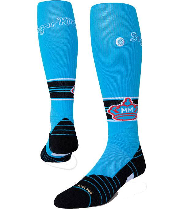 Stance Men's Miami Marlins Blue 2021 City Connect On Field Over the Calf Socks