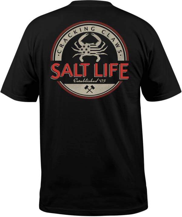 Salt life Men's Back Fin T-Shirt