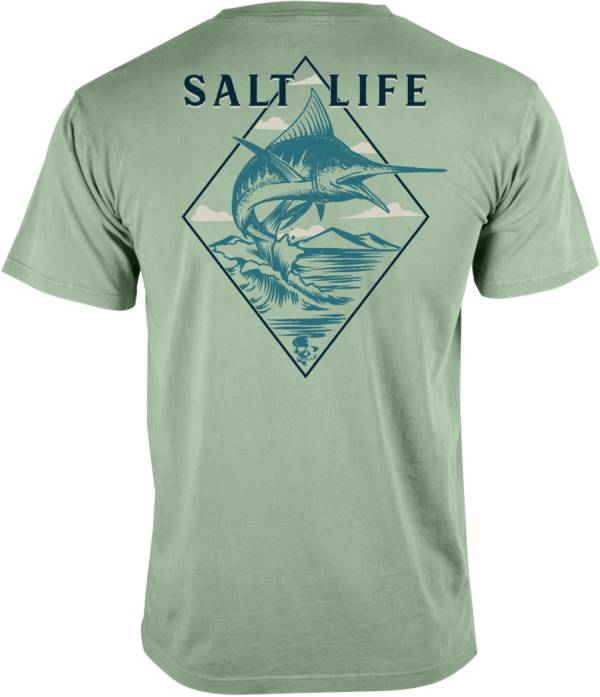 Salt Life Men's Diamond Bill Short Sleeve Graphic T-Shirt