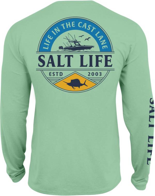 Salt Zone Performance Wear,Mens saltwater short sleeve fishing shirt,reel life 