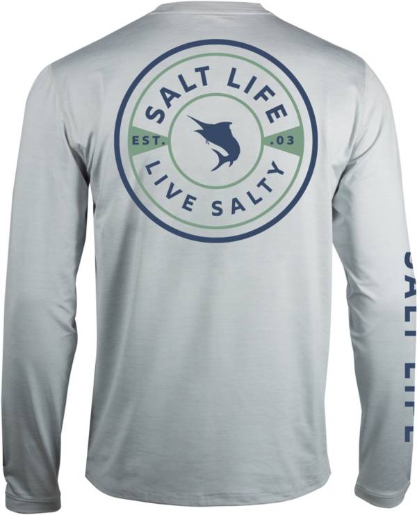 life Salt Zone Performance Wear,Mens saltwater short sleeve fishing shirt,reel 
