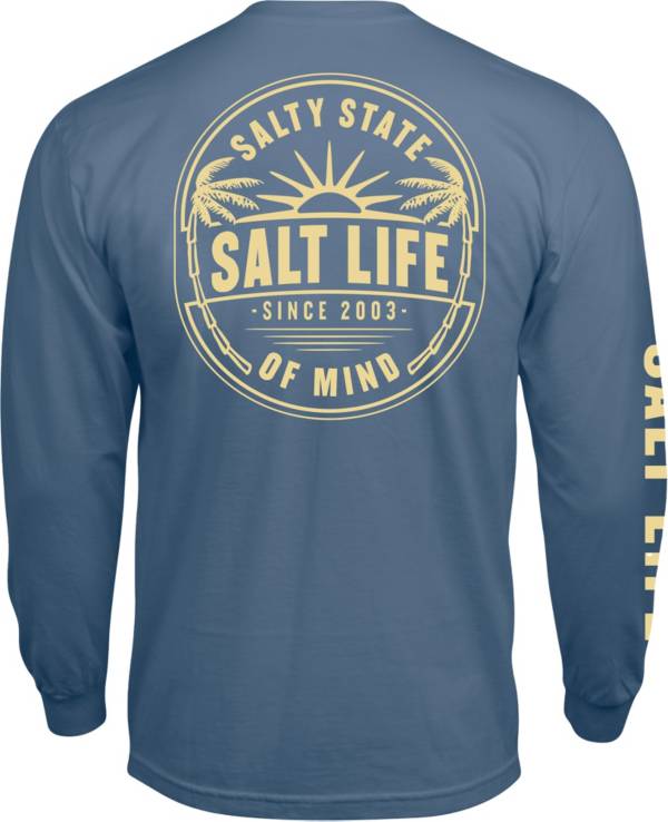 Salt Life Men's Sunrise Palms Long Sleeve Shirt